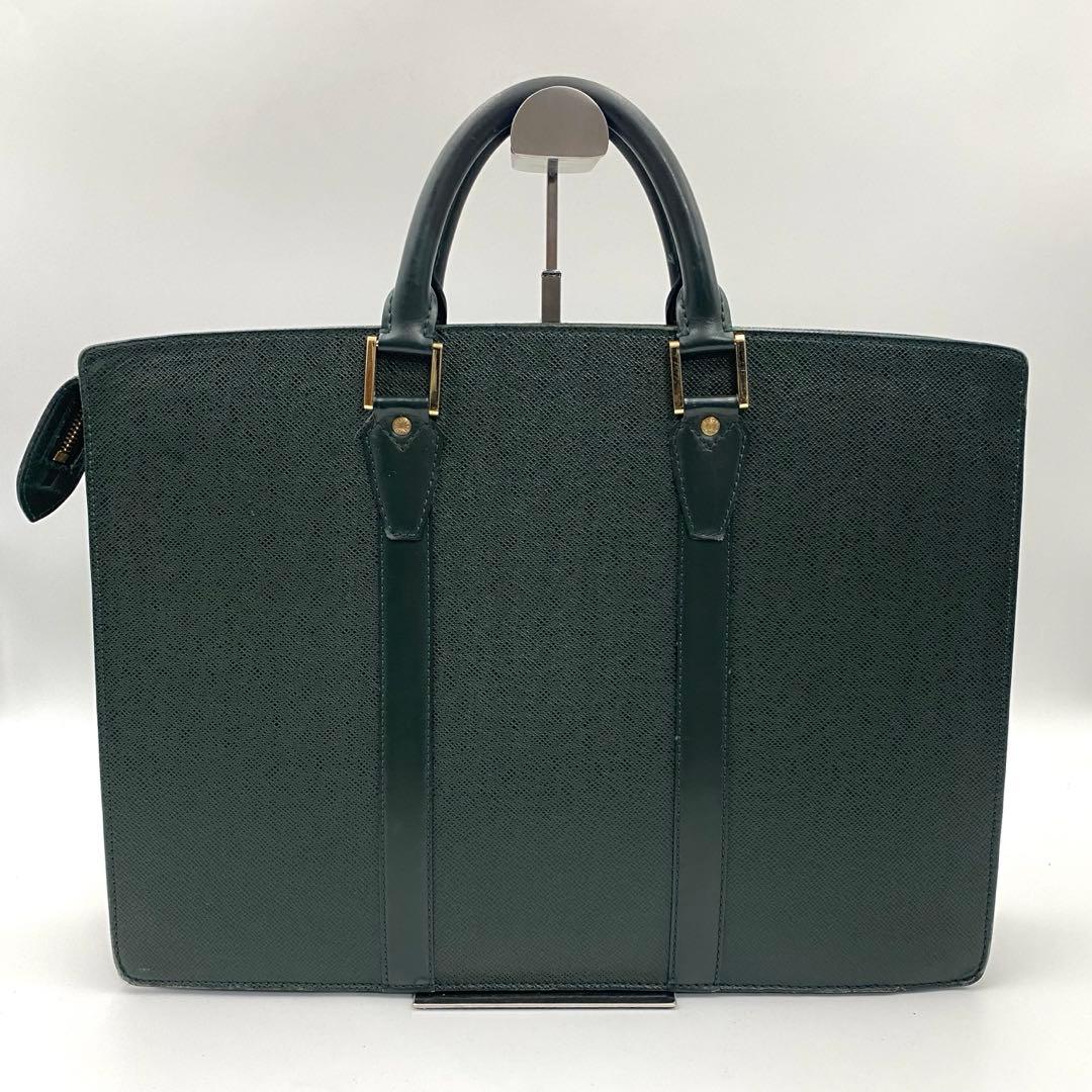 ルイヴィトン タイガ ポルトドキュマン ロザン メンズ ビジネスバッグ エピセア