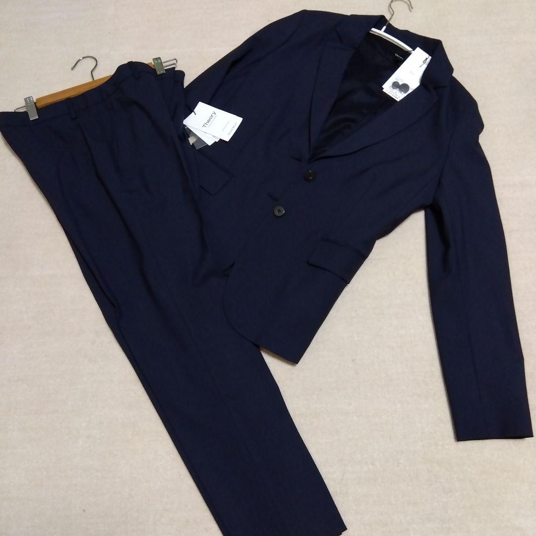 キ*ツ様 新品　タグ付き　Theory ネイビーパンツスーツ サイズ4