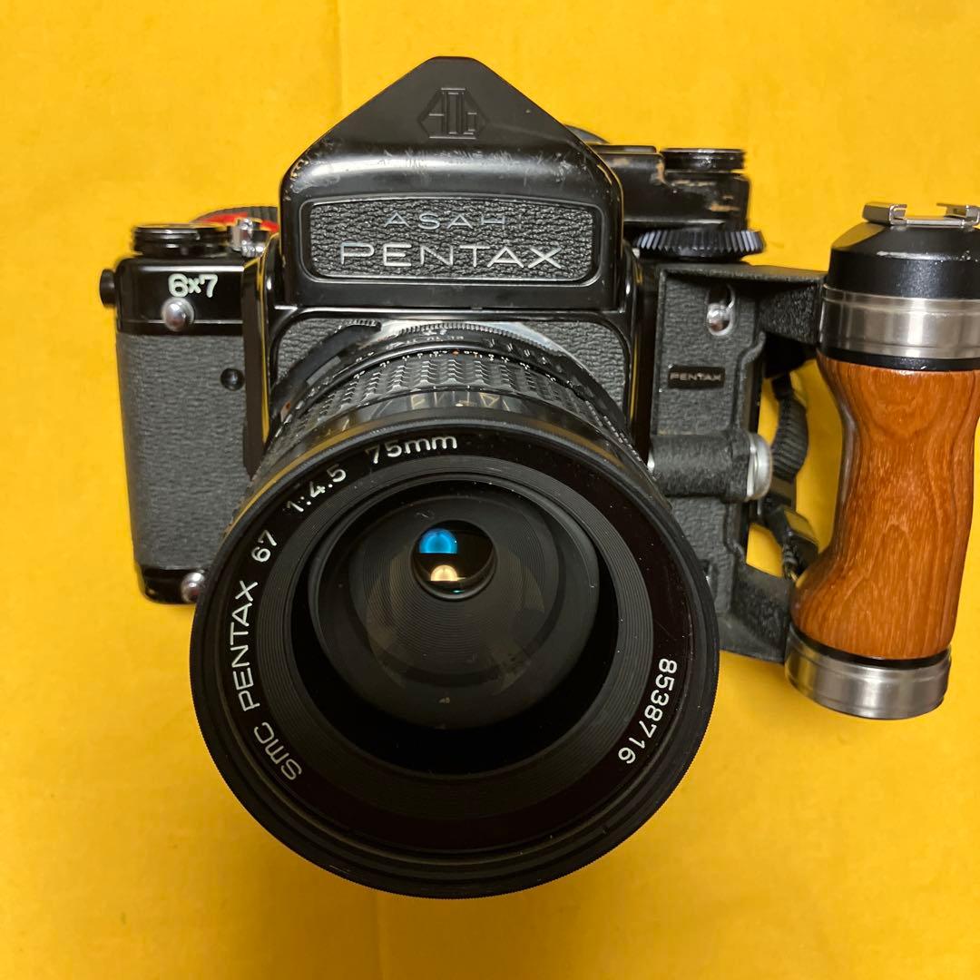 PENTAX67TTLカメラ+SMC75mm+200mmレンズセット料金