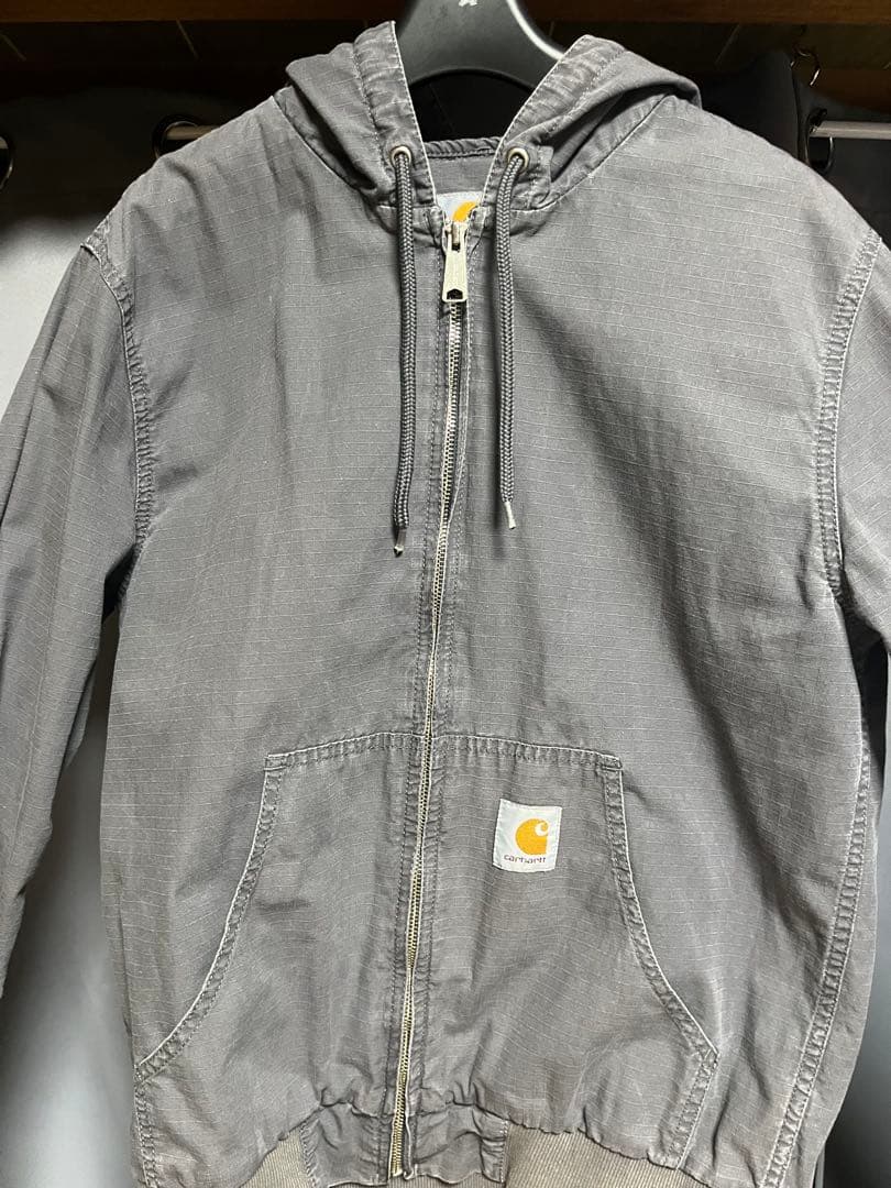 m*4様 Carhartt アクティブジャケット　グレー　Sサイズ　00s