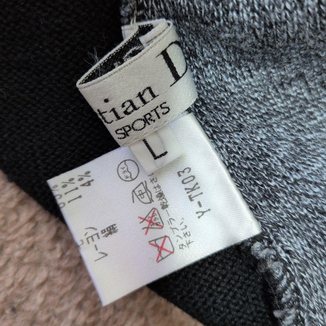 クリスチャンディオール　ニット　セーター　CDロゴ　サイズL