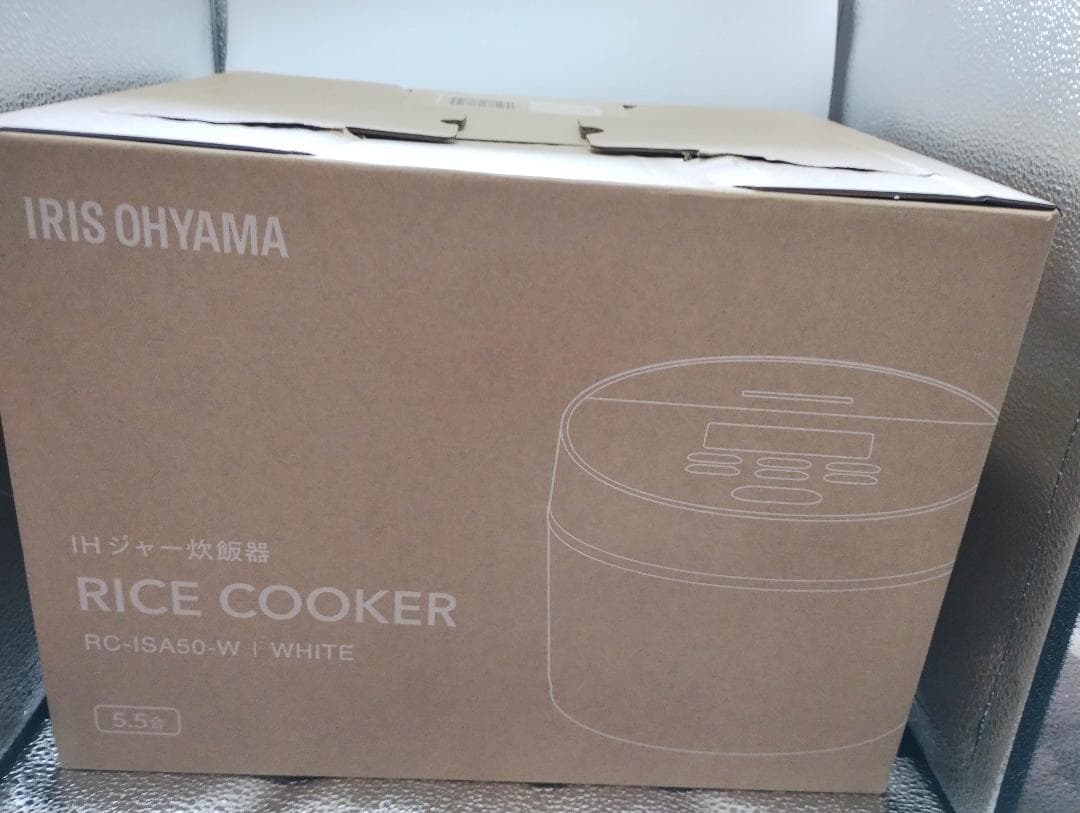 アイリスオーヤマ 炊飯器 5.5合 IH式 RC-ISA50-W ホワイト