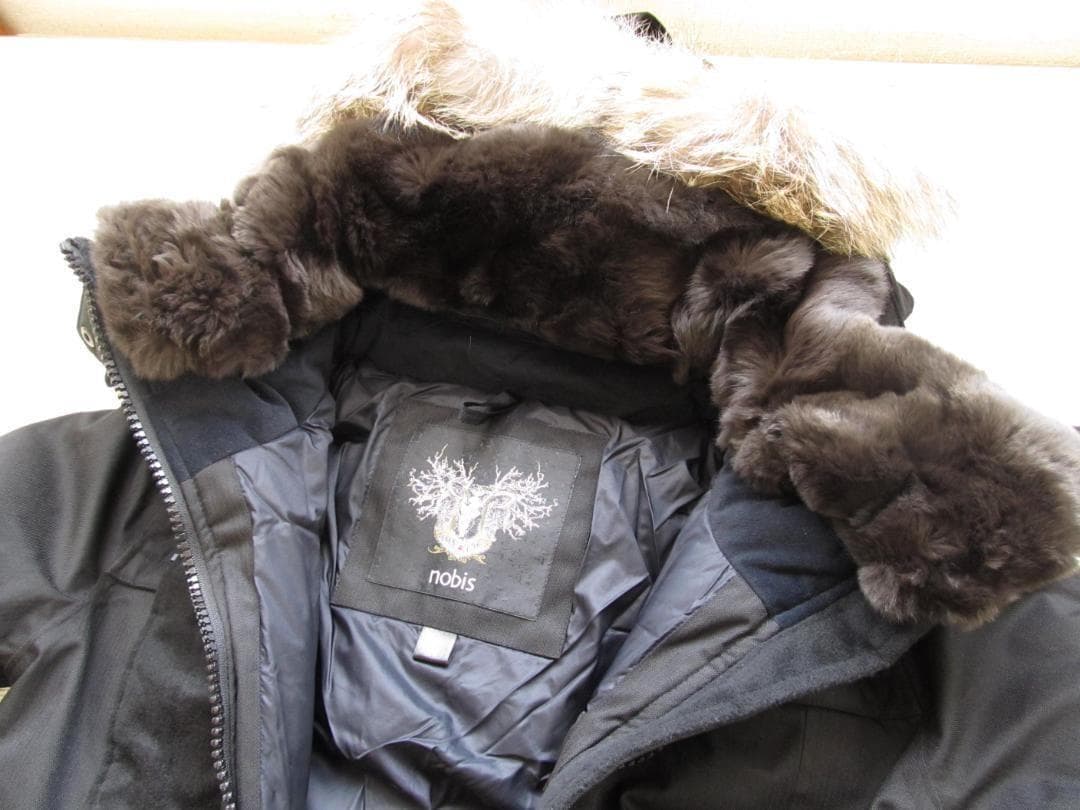 （*）様 Nobis ノビス レディース ダウンコート L ブラック/●315