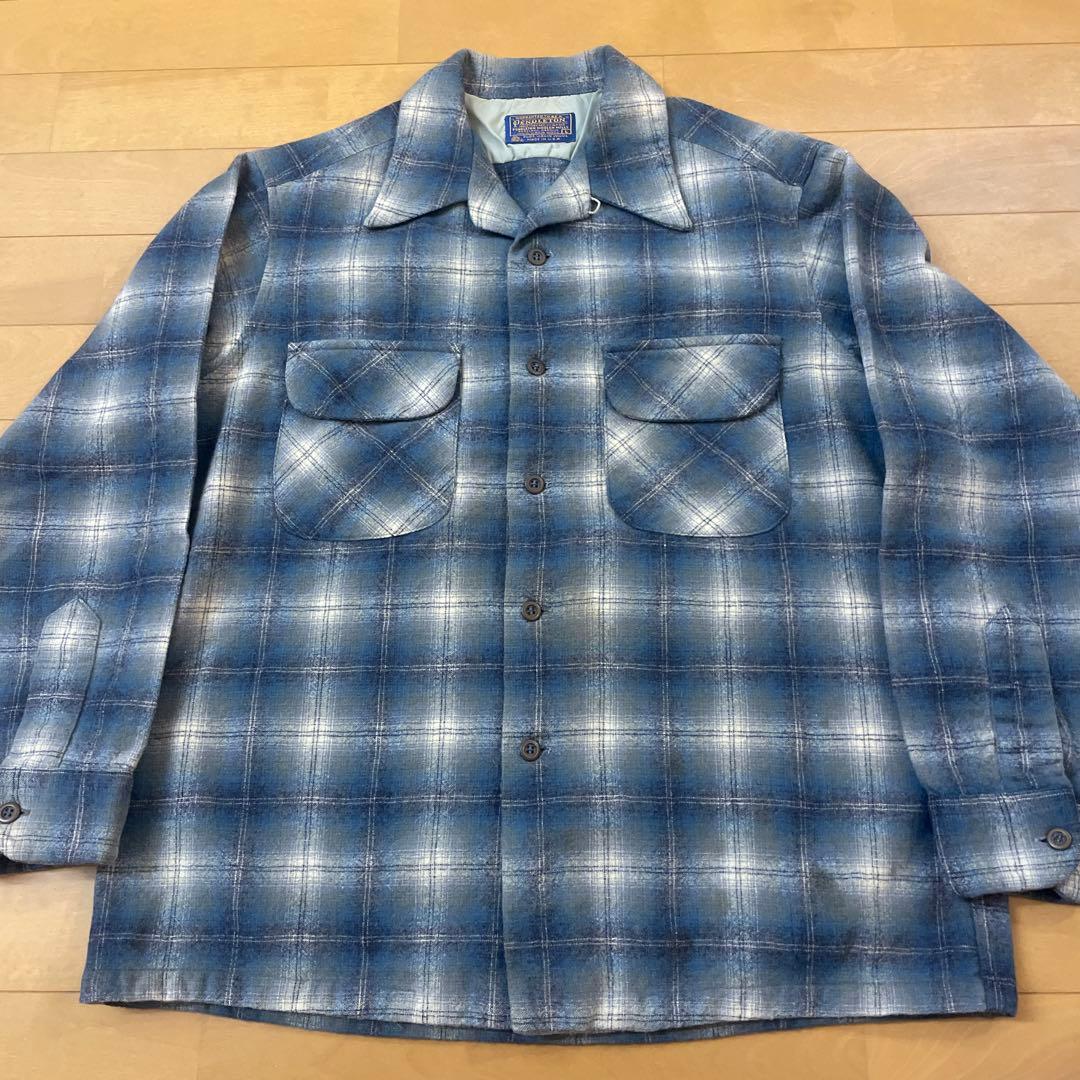 ゆ*け様 pendleton ウール ボードシャツ USA製 ビンテージ