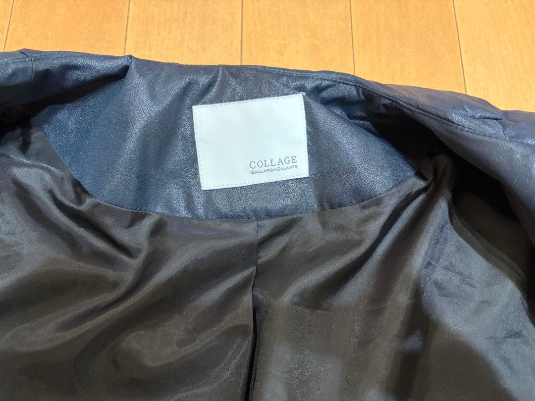 ★もけ★今季COLLAGE GALLARDAGALANTEノーカラーダウン