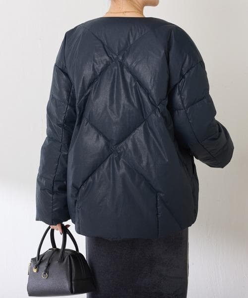 ★もけ★今季COLLAGE GALLARDAGALANTEノーカラーダウン