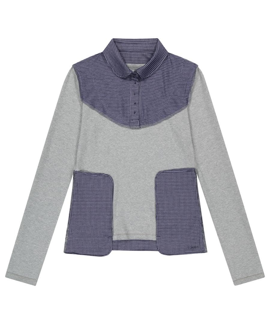 トップス COYSEIO REVERSIBLE COLLAR LONGSLEEVES