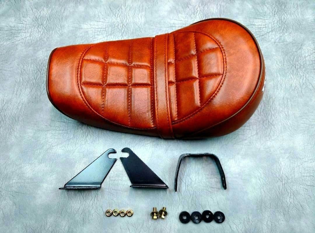 新品!　モンキー　シート　Z50J/AB27　HONDA　ホンダ　キャメルレザー