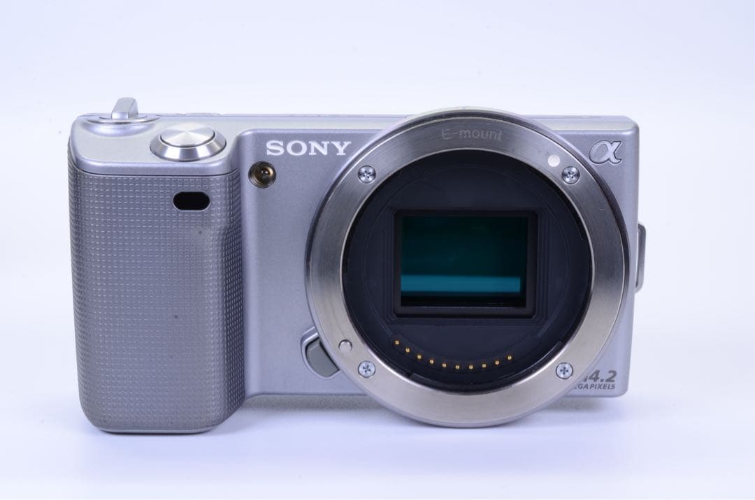SONY NEX-5 シルバー 海外版 ボディのみ 英語表記 ミラーレス