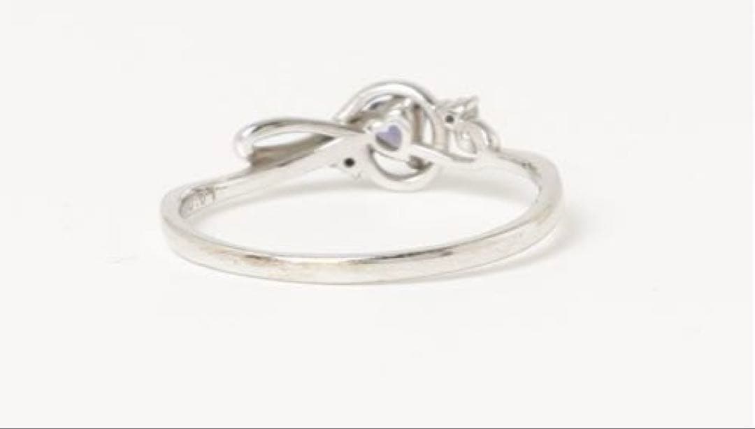 ル*ナ様 K10WGアイオライトハートモチーフリング