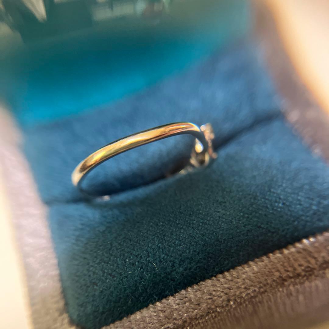 ル*ナ様 K10WGアイオライトハートモチーフリング