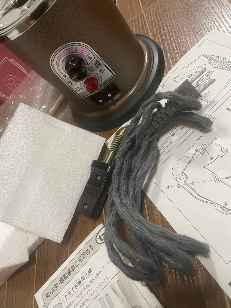 タキイ　和裁こて　和裁コテ　ランプ付き