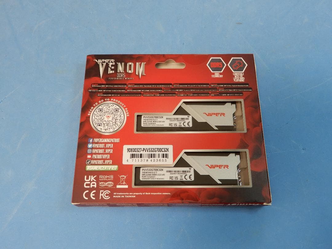 メモリー Patriot Viper Venom DDR5-7000 16GBx2