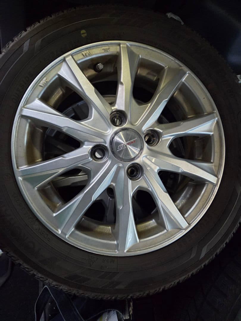 155/65R14 YOKOHAMAスタッドレスタイヤ&アルミホイール