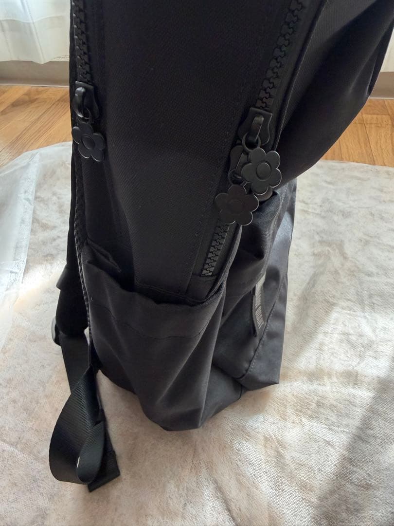 マリークワント　ブラックリュック・バックパック Ｌ