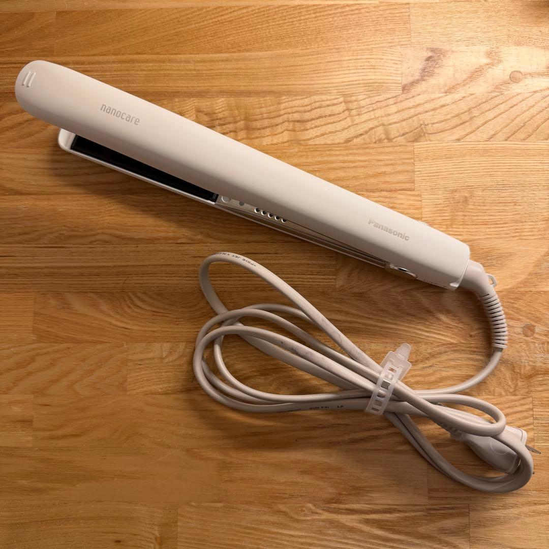 Panasonic ナノイー ヘアアイロン ホワイト EH-HS0J