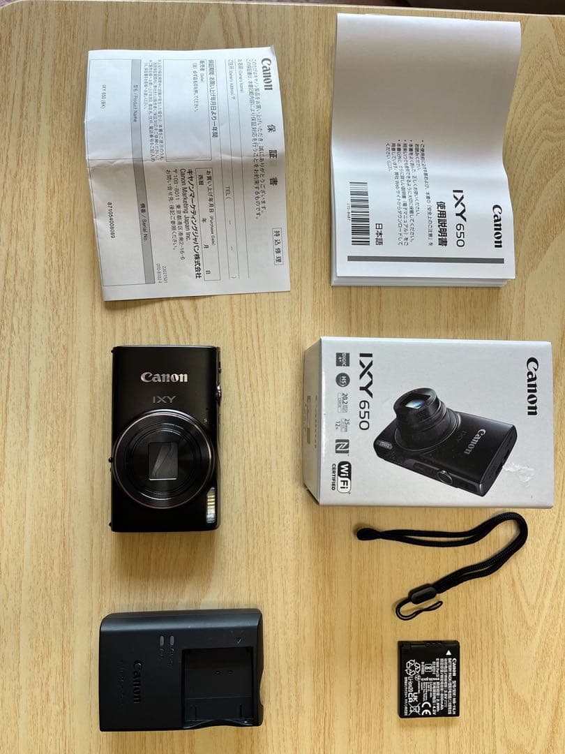 【Canon】 IXY 650 コンパクトデジタルカメラ