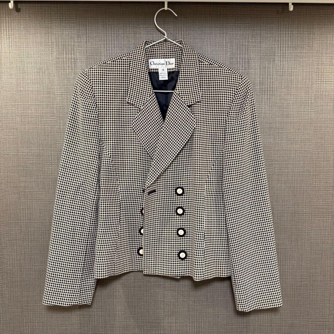 ChristianDior 80s-90s USA製ダブルジャケットヴィンテージ
