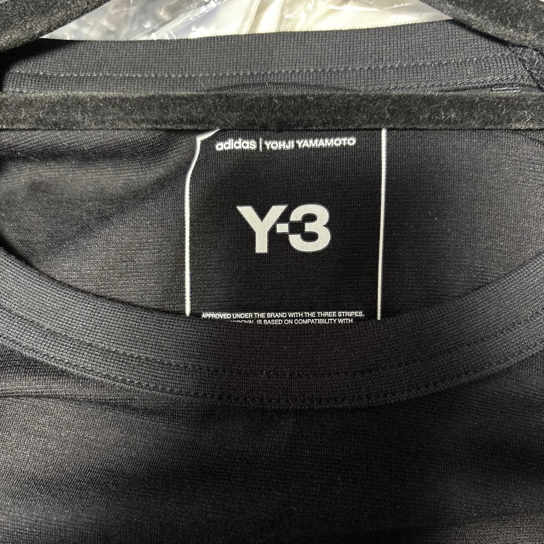 Y-3 ストライプス オーバーサイズ ロゴ ロンT