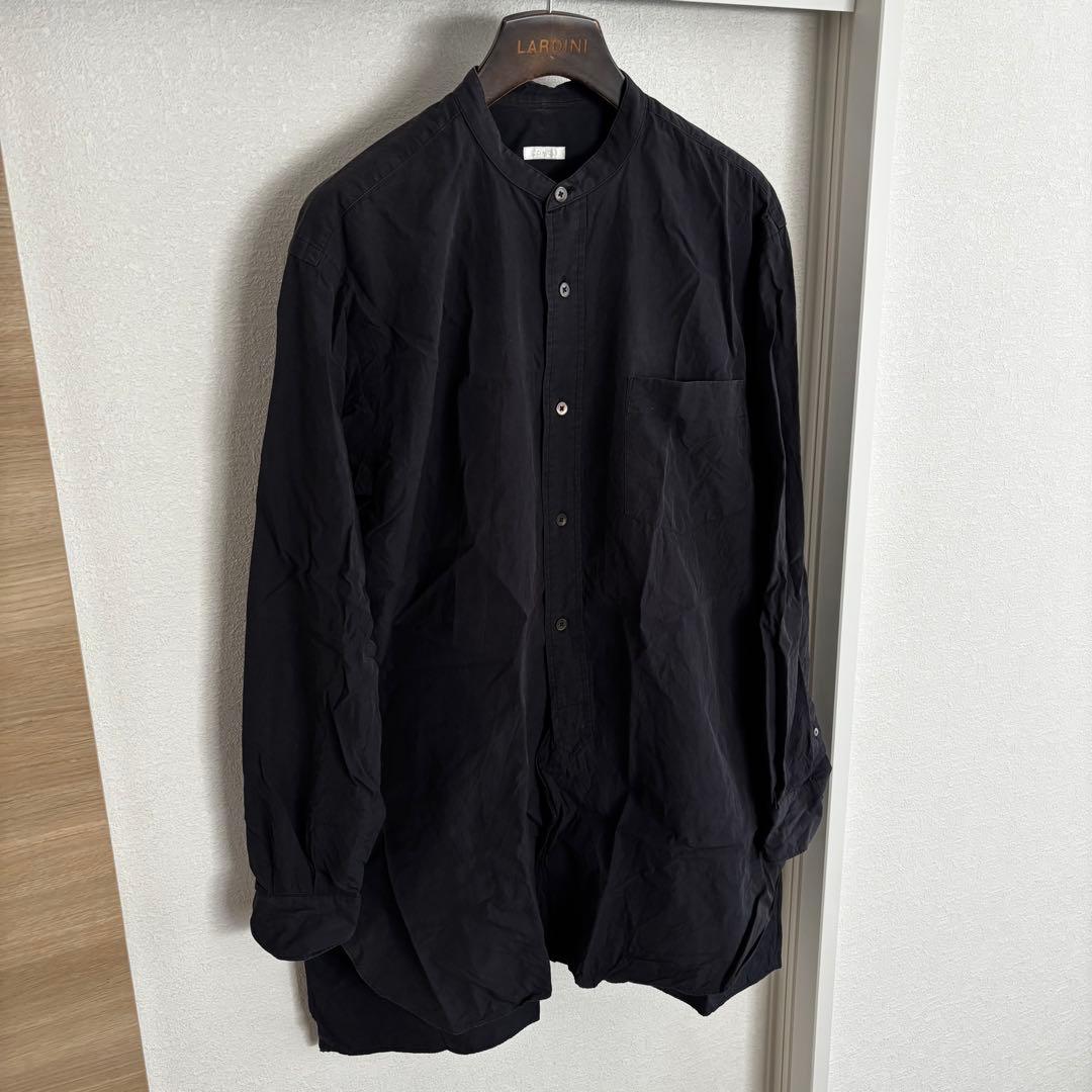【名作良品】comoli コモリ バンドカラーシャツ 2