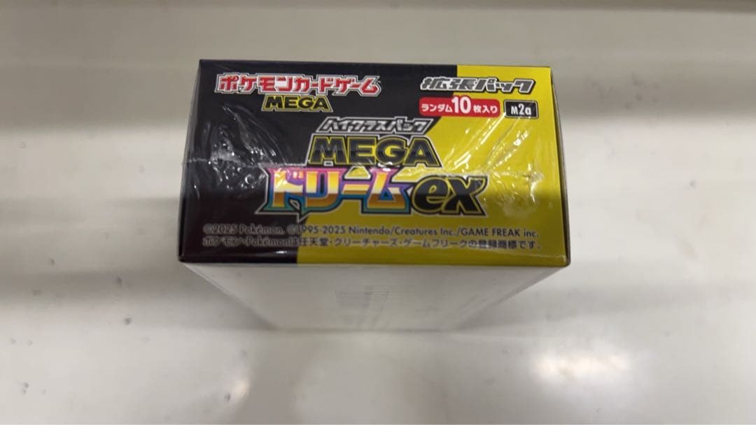 ポケモンカードゲームMEGA ドリームex 1BOXシュリンク付き即発送