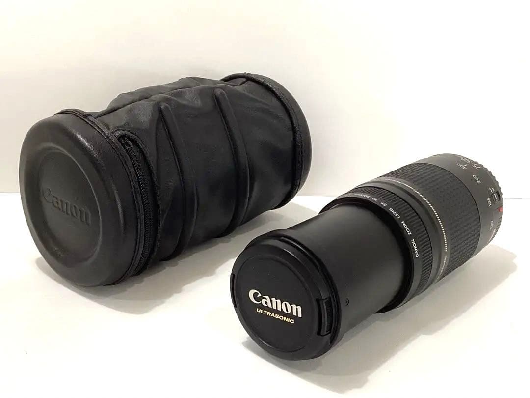 CANON キャノンズームレンズ　EF 75-300 F4-5.6Ⅱ ケース付き