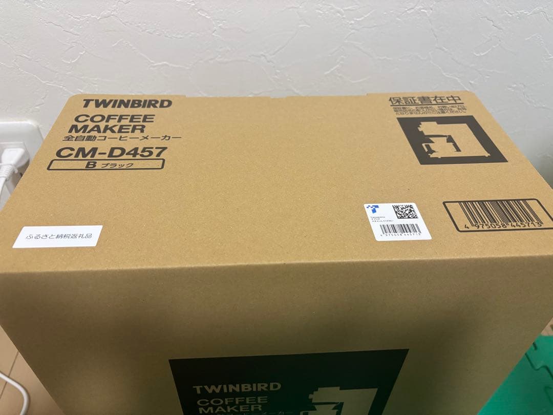 新品未開封　TWINBIRD COFFEE MAKER CM-D457 ブラック