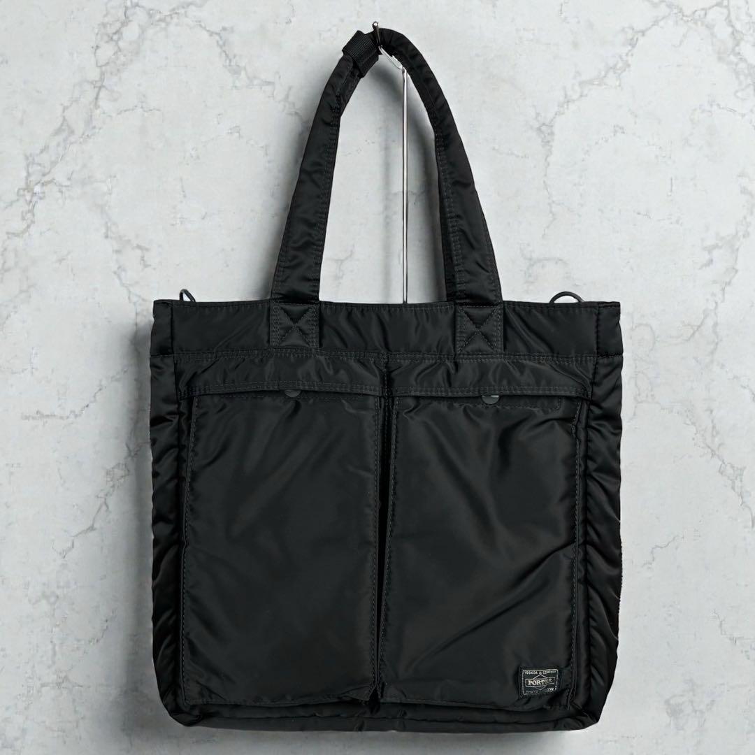 【廃盤】PORTER / TANKER 2WAY TOTE BAG 定番ブラック