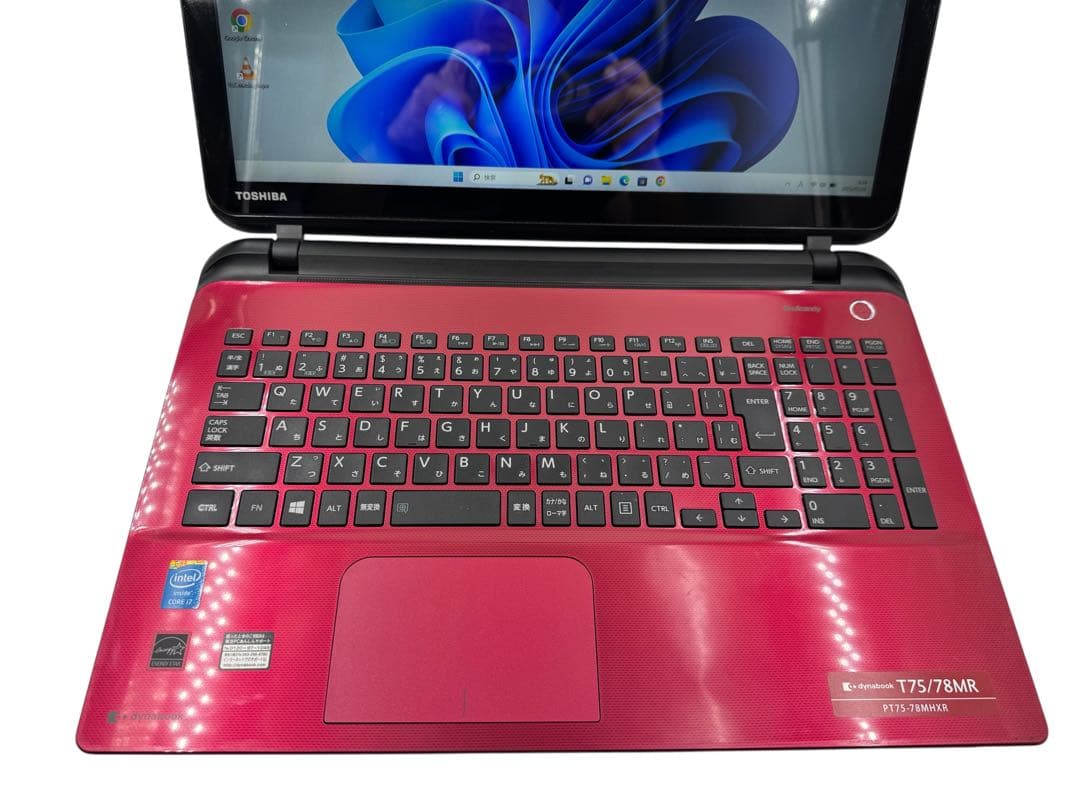 東芝ノートPC✨タッチパネル可能❗️corei7❗️第4世代❗️人気色❗️
