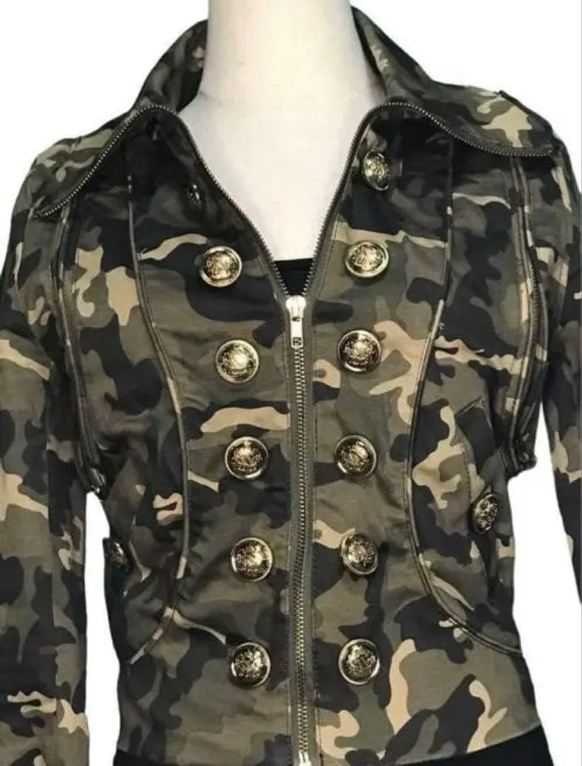 超希少d.i.a. 迷彩 ミリタリージャケット サイズF