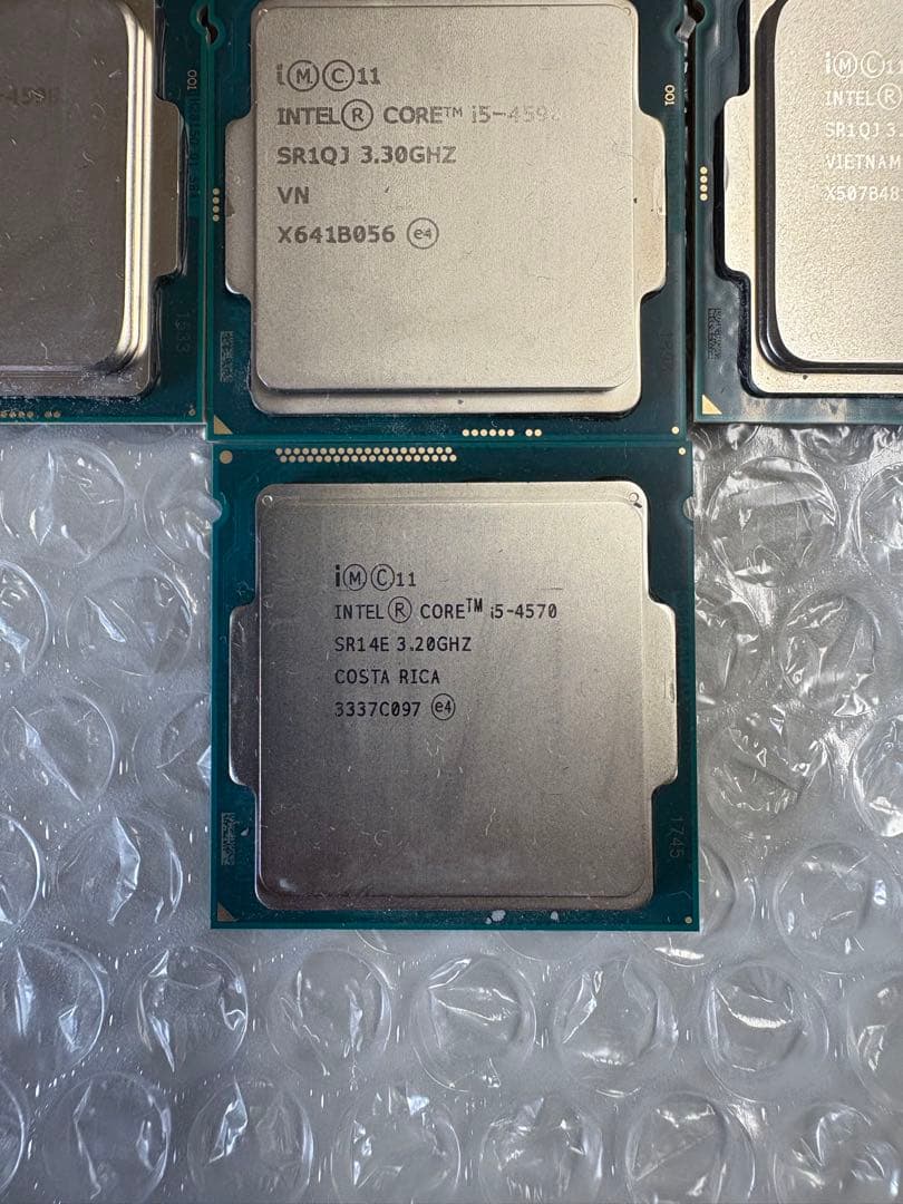 Intel cpu 9個セット
