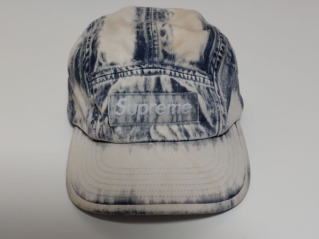 Supreme　Bleached　Chino　Camp　Cap　\"Navy\"