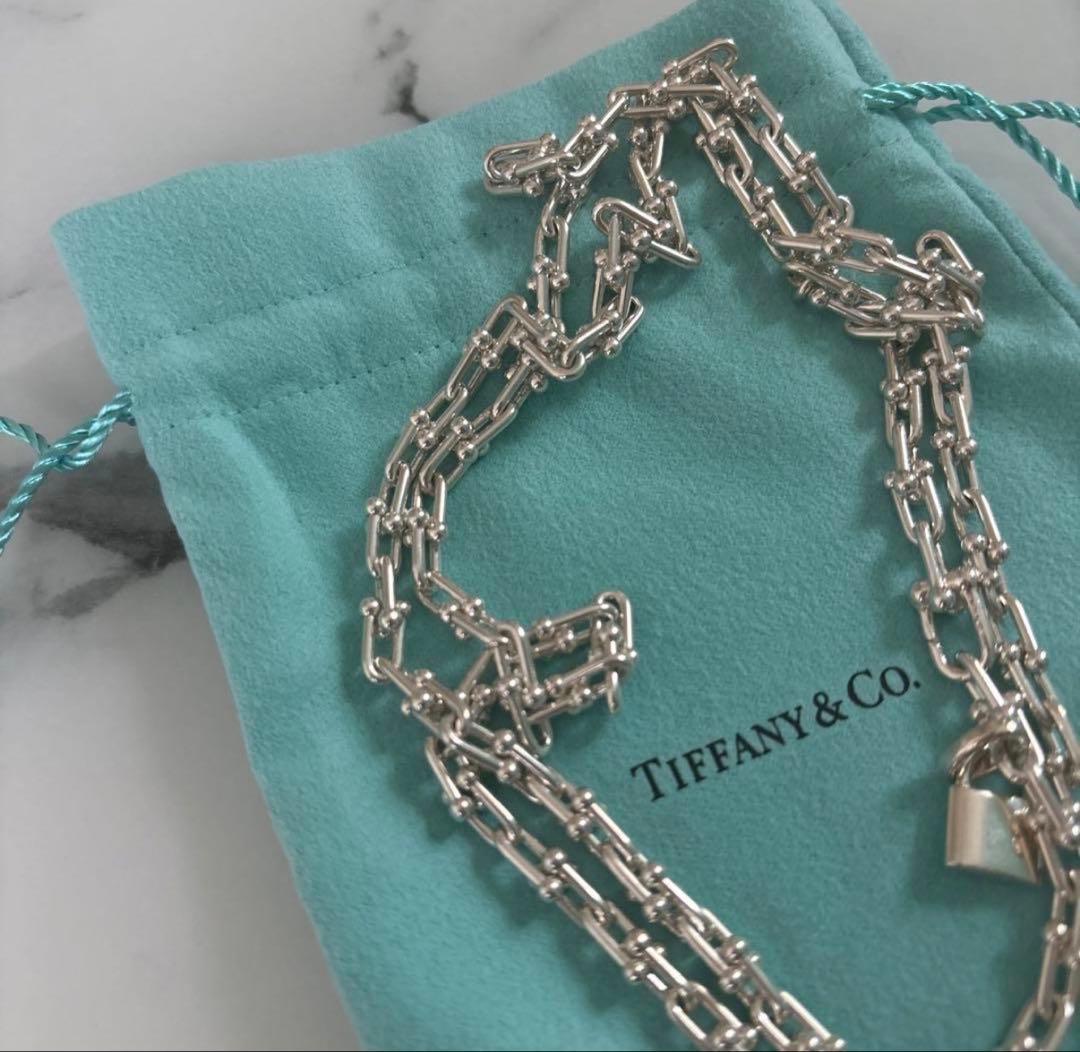 Tiffany&Co. ハードウェア　スモール　ラップ　ネックレス　シルバー