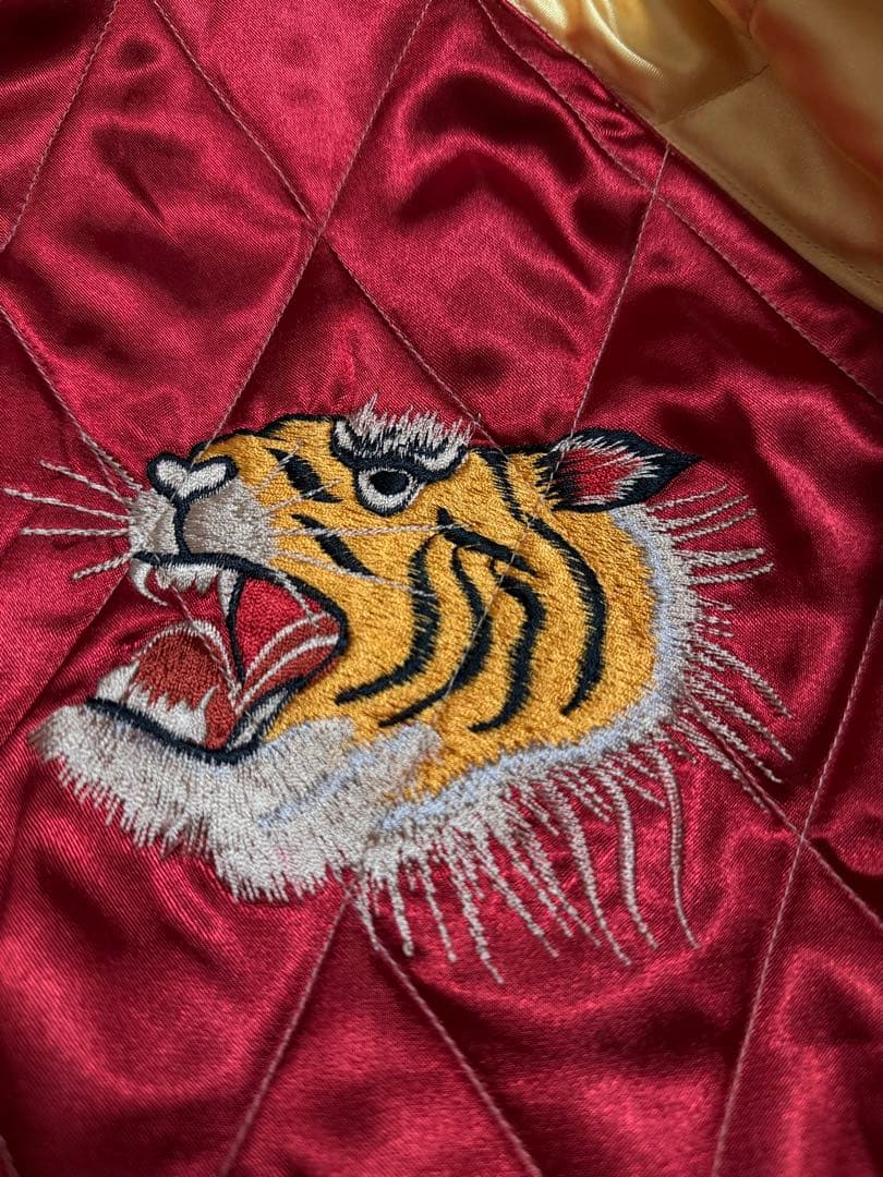 美品 ２面用 テーラー東洋 虎 アロハハワイ 日本限定スカジャン vintage