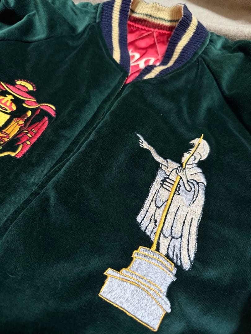 美品 ２面用 テーラー東洋 虎 アロハハワイ 日本限定スカジャン vintage