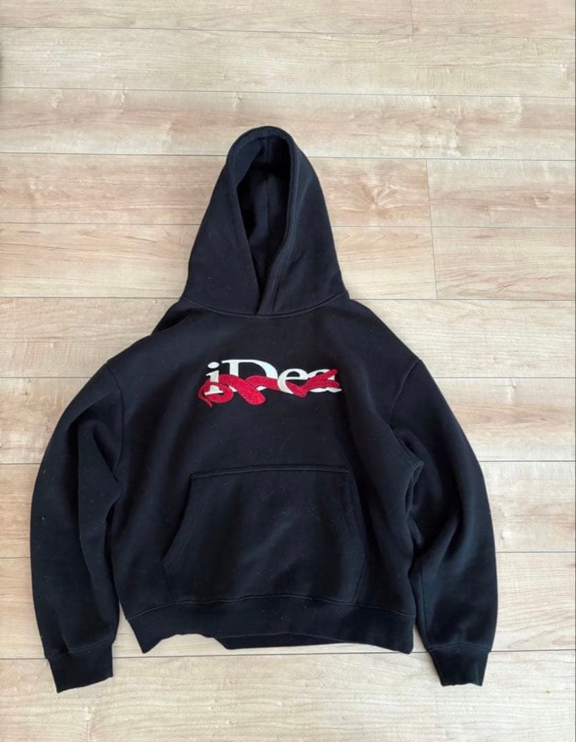 ideaswam ブラック レッド パーカーLサイズ 早い者勝ち