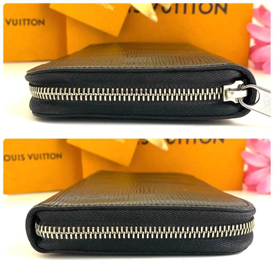 ルイ ヴィトン◎ジッピーオーガナイザー エピ ノワール ラウンドファスナー 黒