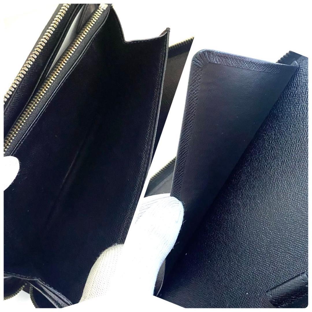 ルイ ヴィトン◎ジッピーオーガナイザー エピ ノワール ラウンドファスナー 黒