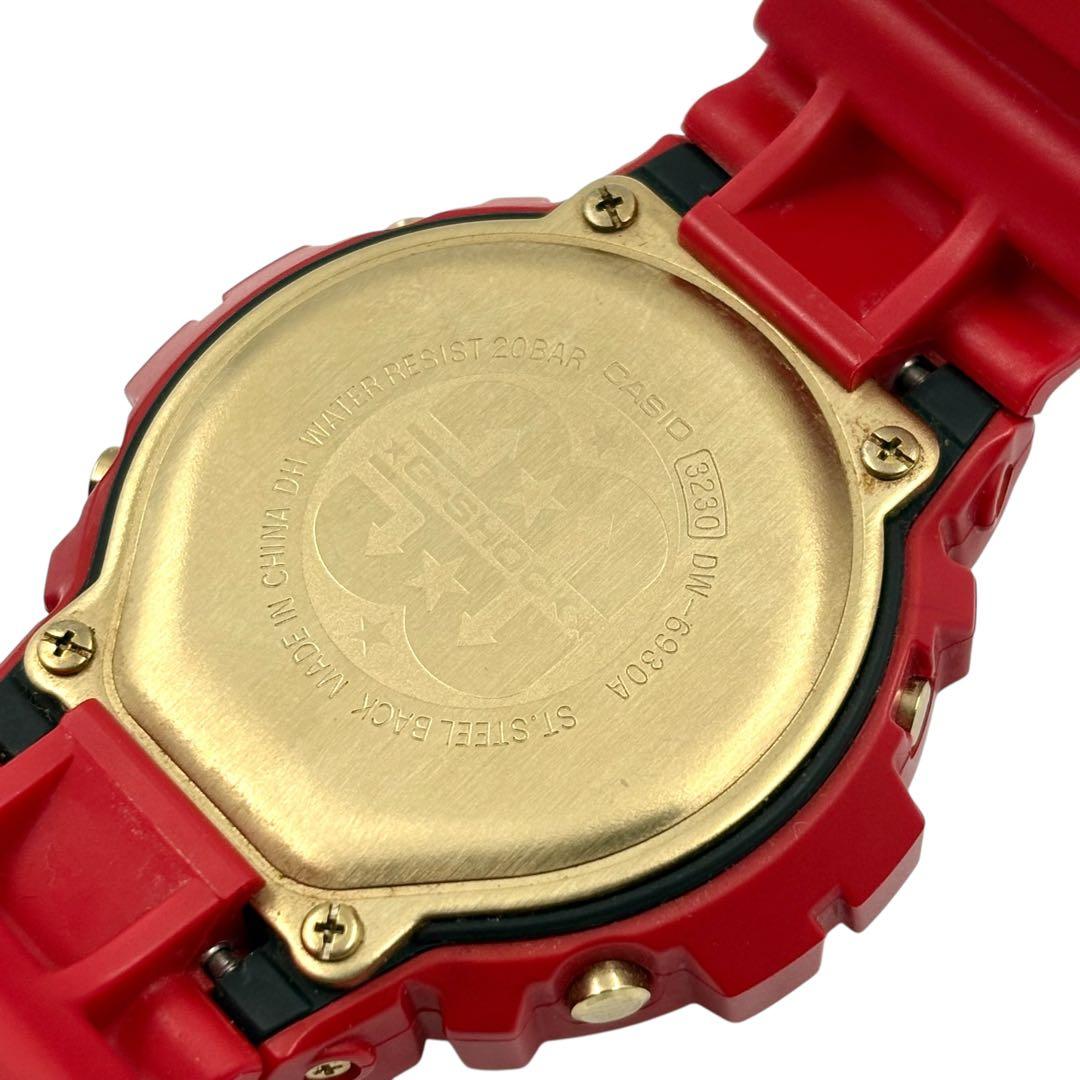 【美品】 G-SHOCK DW-6930A 30周年記念モデル 腕時計 レッド