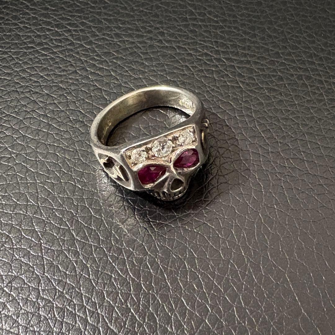 アクセサリー FLASH POINT JIM SKULL RING Johnny Depp