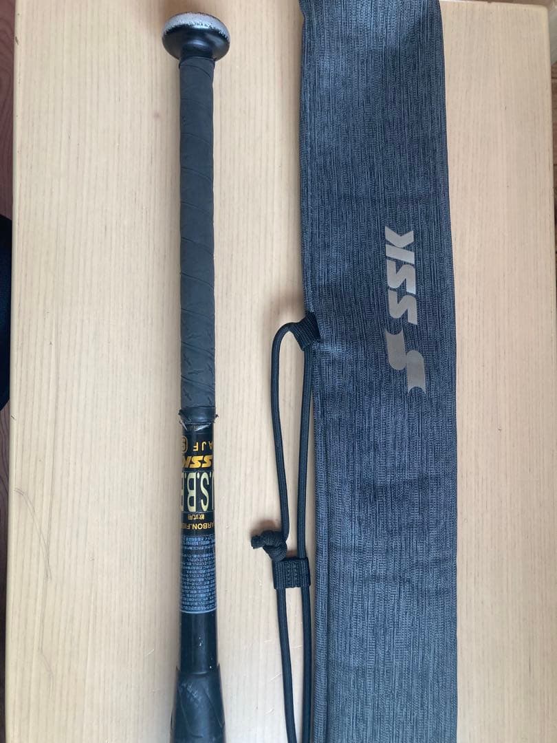 SSK MM18 一般軟式用バット ブラック　84cm 720g平均　若干難あり