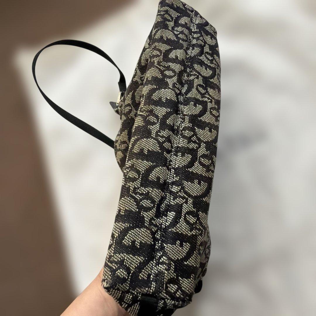 ディオール dior トロッター 黒 ハンドバッグ