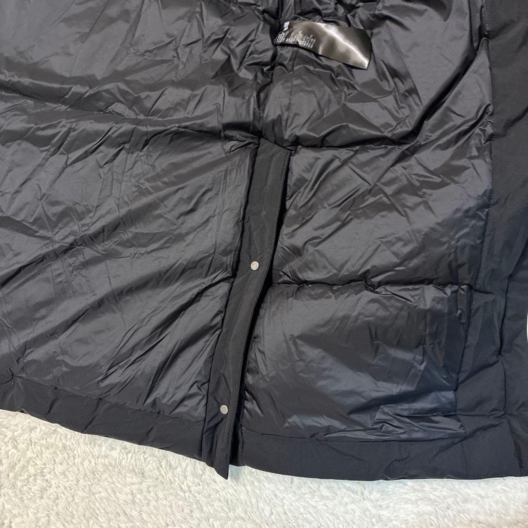 【未使用品】ユニクロ　ウルトラウォームハイブリッドダウンロングコート+ L 黒