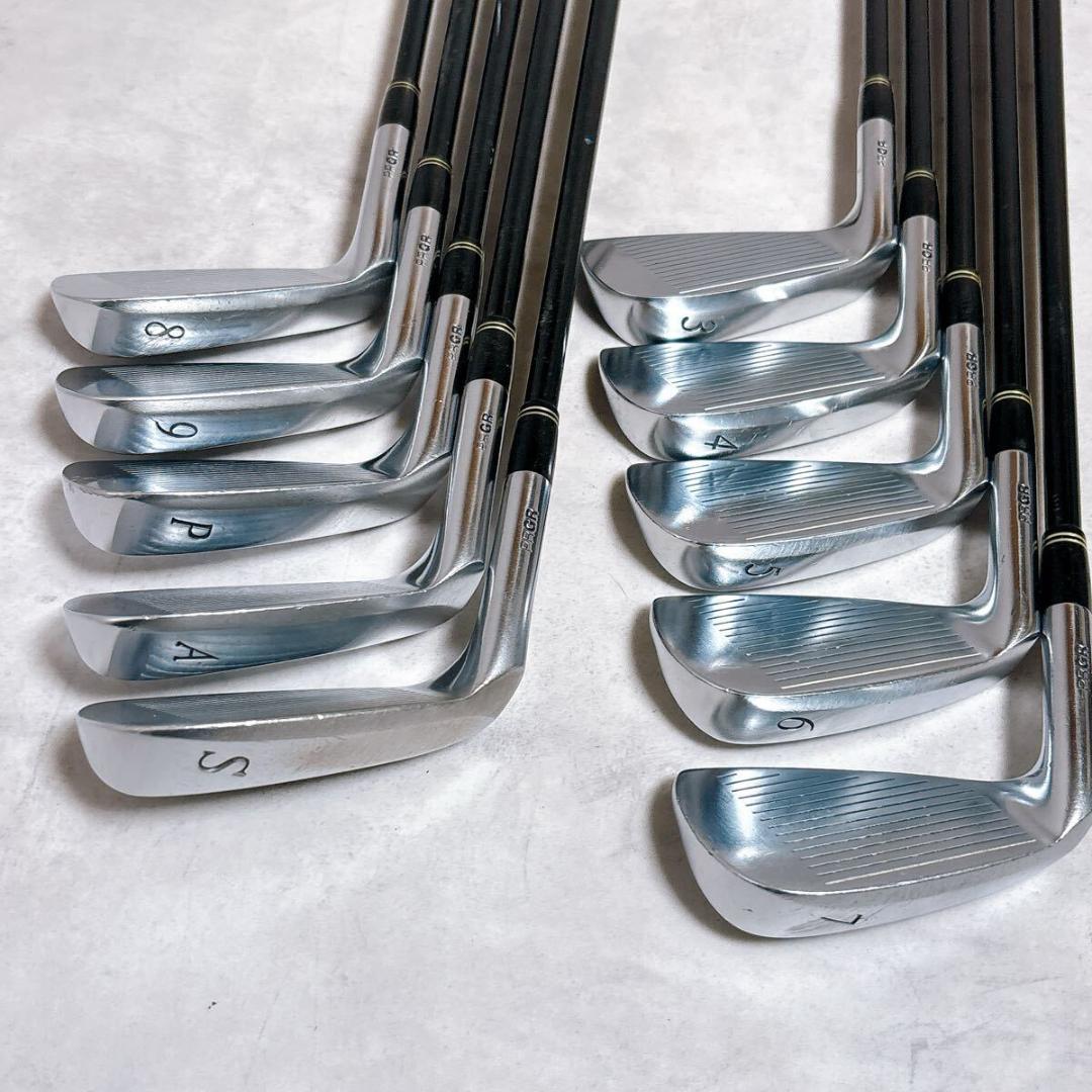 名器 プロギア DATA811 アイアンセット 右打ち 10本 メンズ 三浦技研