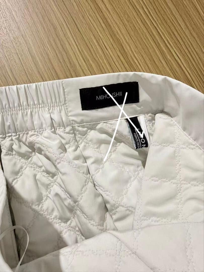 石井美保さんプロデュース キルティングフレアロングスカート miho ishii