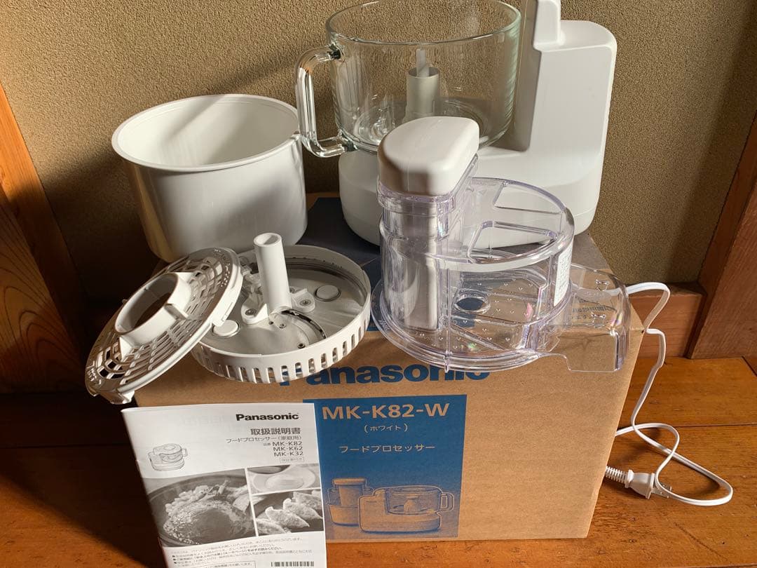 Panasonic フードプロセッサー MK-K82-W ホワイト