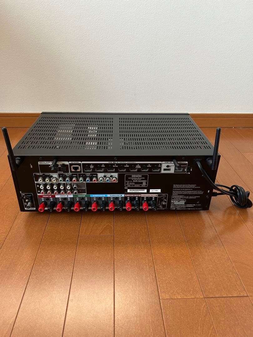 DENON AVR-X2400H 185W 7ch AVアンプ