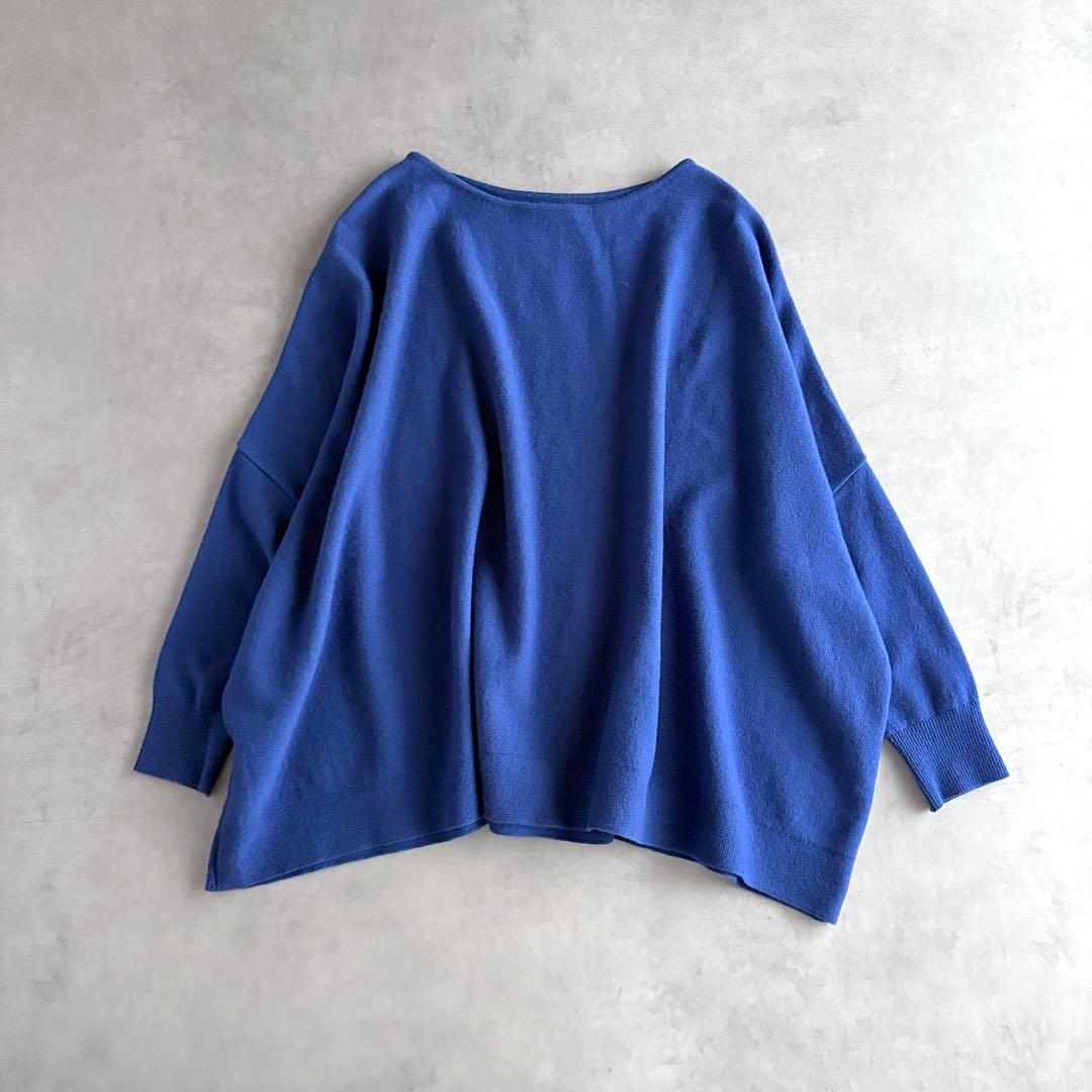 定価29,700円　ドゥーズイエムクラス　fluffy　ボートワイドプルオーバー