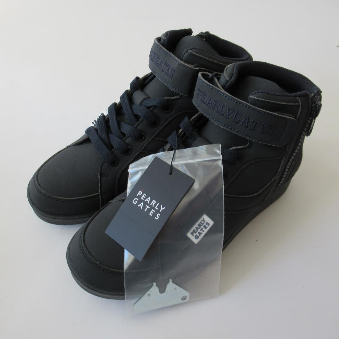 パーリーゲイツ新品濃紺 ソフトスパイク ゴルフシューズ 23.0ｃｍ No.1