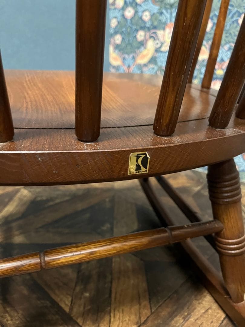 飛騨 キツツキ ロッキングチェア インテリア アンティーク 昭和レトロ 当時物